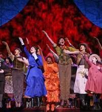 The performance of Supercalifragilisticexpialidocious Photo by Joan Marcus