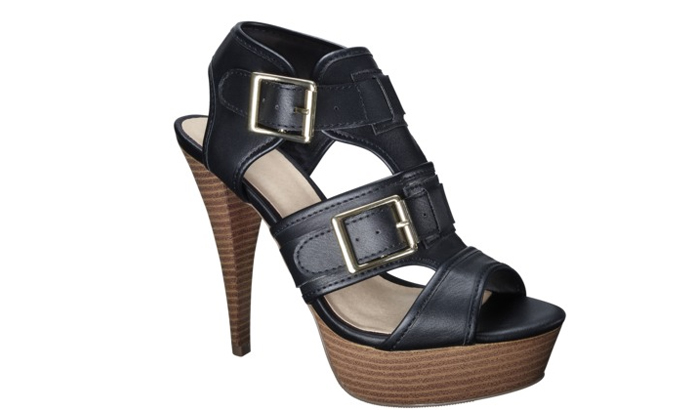 strappy heels target