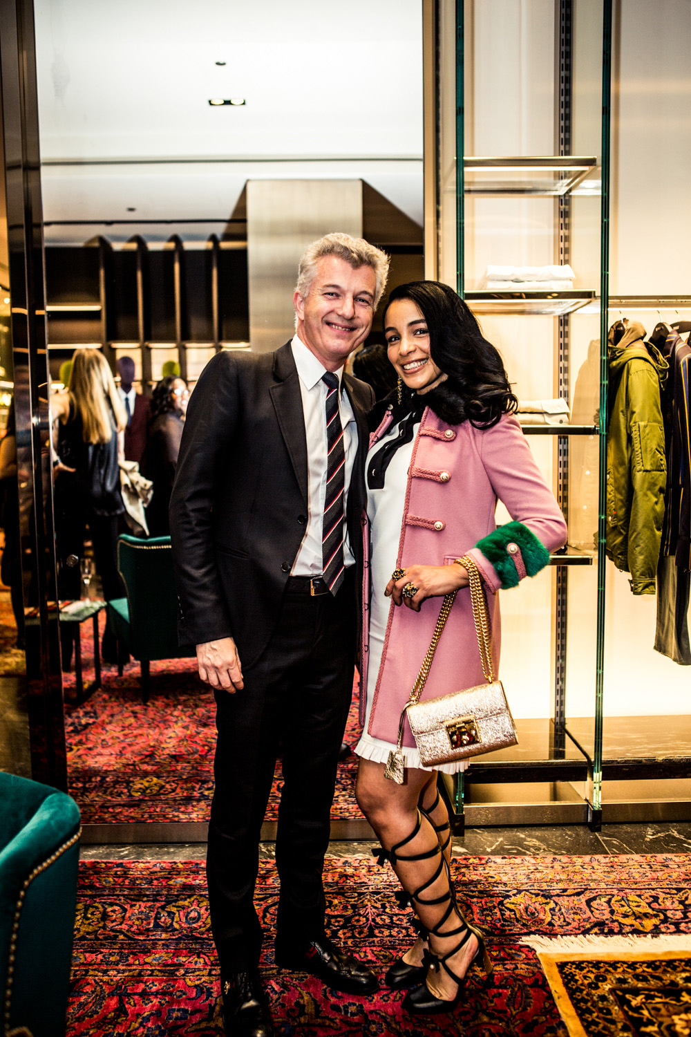 Observatory Utilfreds Bopæl Gucci Celebrates New Store Reopening with Splashy Holiday Party - Factio  MagazineFactio Magazine